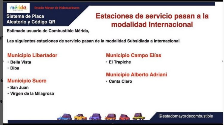 Mérida inicia la semana con menos E/S subsidiadas