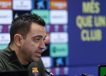 Xavi: «Estamos un poco en la misma situación en la que llegamos aquí la temporada pasada»