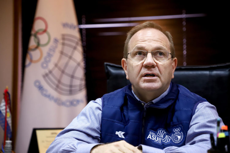 El presidente del Comité Olímpico Paraguayo, Camilo Pérez López Moreira, en una fotografía de archivo. EFE/Nathalia Aguilar