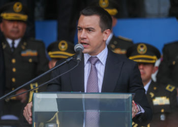 Noboa afirma estar ganando la «batalla» que le declaró al crimen organizado en Ecuador