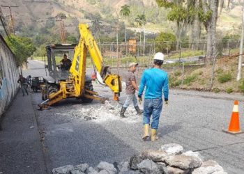 Reinician trabajos de reparación en calles de Boconó