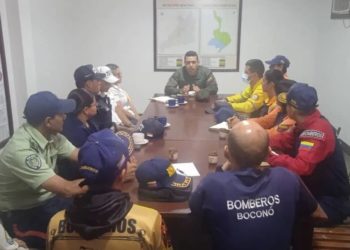 Bomberos de Boconó instalan Comando Unificado de Incendios Forestales