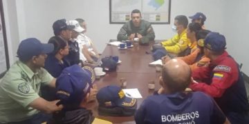 Bomberos de Boconó instalan Comando Unificado de Incendios Forestales
