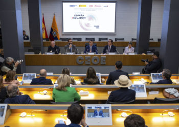 Noboa envía a empresarios españoles un mensaje claro de su lucha por la seguridad
