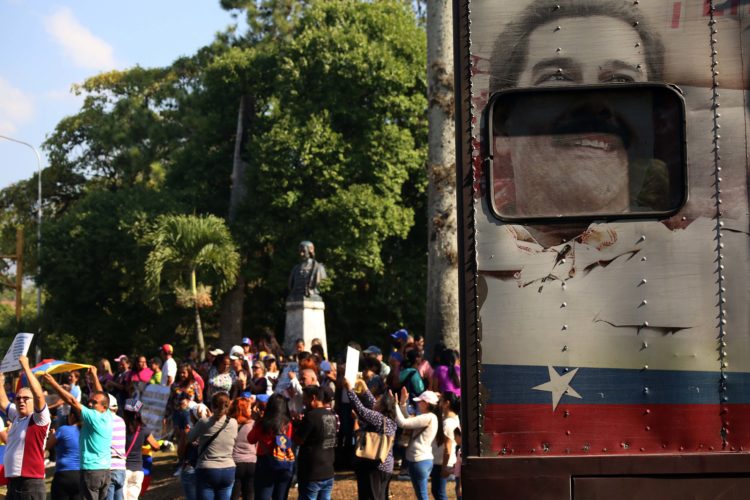 Docentes del Táchira protestaron en la Redoma del Educador en San Cristóbal. Fotos: Carlos Eduardo Ramírez