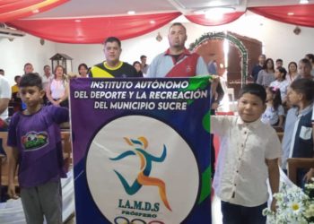 Entrega de reconocimientos a deportistas  y Misa del Deporte en Sucre