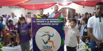 Entrega de reconocimientos a deportistas  y Misa del Deporte en Sucre