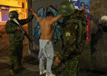 Más de 2.300 detenidos en Ecuador en 10 días de «conflicto armado interno» contra mafias