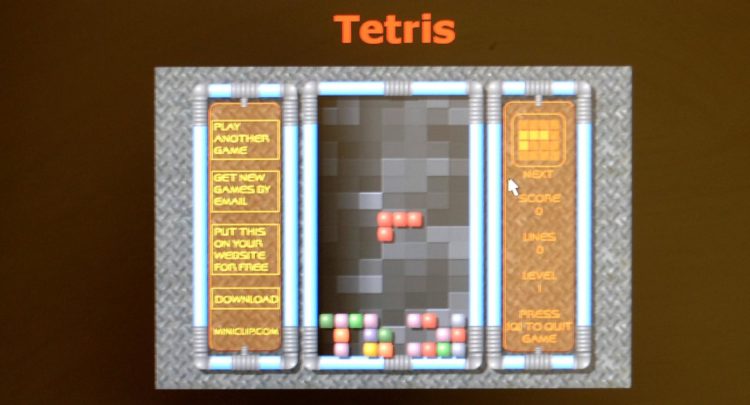 Vista de una partida de tetris, en una fotografía de archivo. EFE