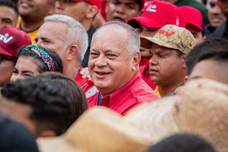 Fotografía de archivo del primer vicepresidente del Partido Socialista Unido de Venezuela (PSUV), Diosdado Cabello. EFE/ Rayner Peña