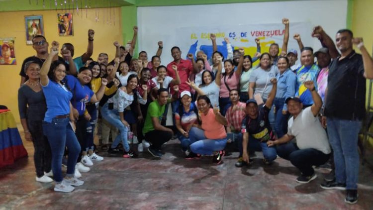 Reunión con el personal del gobierno municipal de La Ceiba.