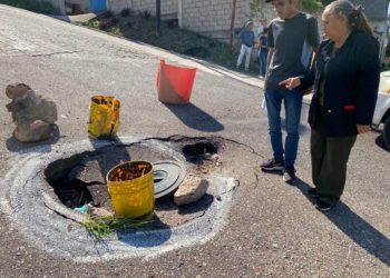 Colapso de cloacas en Avenida Libertador de San Cristóbal genera hueco de gran magnitud
