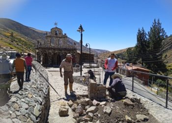 Avanza rehabilitación de la capilla de piedra San Rafael de Mucuchíes
