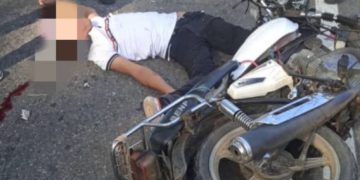 Tres lesionados en choque de motos en Pampán