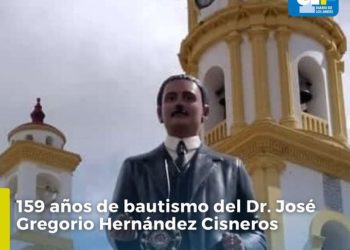 Hoy se cumplen 159 años del bautismo del Dr. José Gregorio Hernández en Escuque