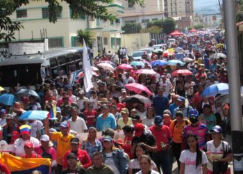 Este martes 23 la Furia Bolivariana recorrió calles de Valera