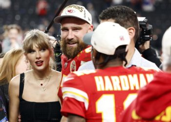 Taylor Swift y Travis Kelce reinan en el Super Bowl