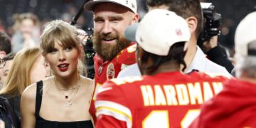 Taylor Swift y Travis Kelce reinan en el Super Bowl
