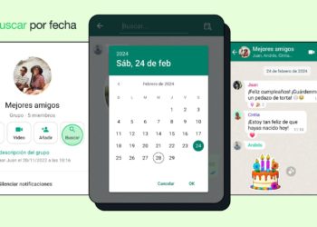 WhatsApp activa una función para buscar mensajes por fecha
