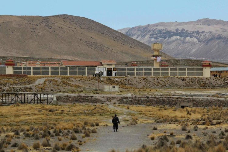 Fotografía de archivo que muestra a la cárcel de máxima seguridad de Challapalca, ubicada al sur de Perú. EFE/Str