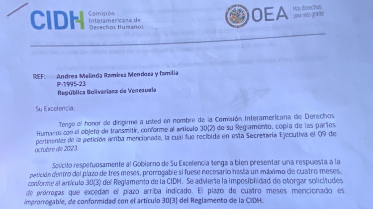 Comisión Interamericana de Derechos Humanos dio tres meses al Estado venezolano para dar respuesta a comerciante tachirense, y un mes de prórroga.