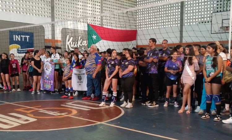 Acto inaugural del Torneo Estadal de Voleibol en Trujillo capital