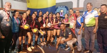 Nuevos talentos del voleibol trujillano se mostraron en municipio capital