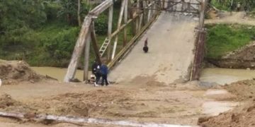 Un año de la caída del Puente de Hierro sobre el rio Onia