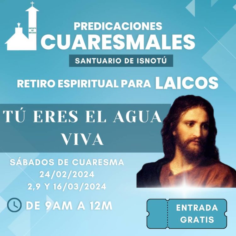 Las predicciones cuaresmales son en el Santuario Niño Jesús de Isnotú.