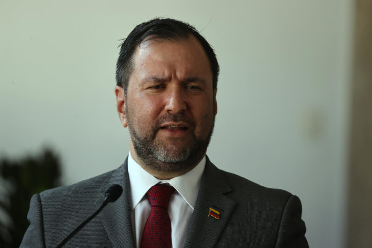 El ministro de Asuntos Exteriores de Venezuela, Yván Gil Pinto, en una fotografía de archivo. EFE/ Miguel Gutiérrez