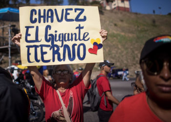 El chavismo rinde un homenaje a su líder en el 11 aniversario de su fallecimiento