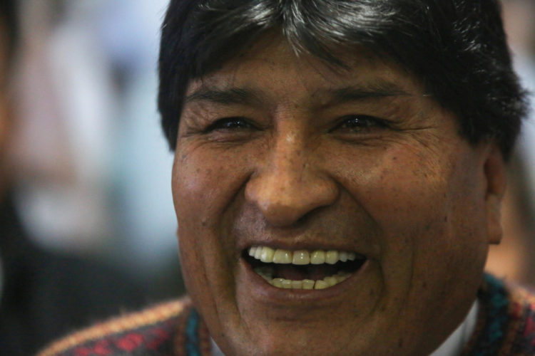 Foto de archivo del expresidente de Bolivia Evo Morales. EFE/Luis Gandarillas