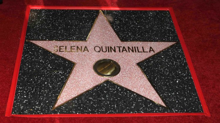 La estrella de Selena Quintanilla en el Paseo de la fama de Hollywood, en una fotografía de archivo. EFE/EPA/Mike Nelson