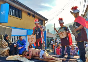 Boconó escenifica la pasión de Cristo en Vía Crucis Zonal