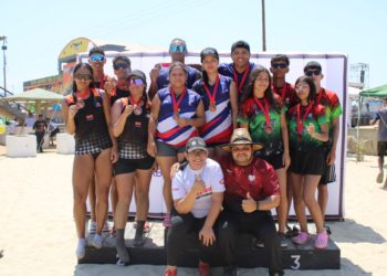 Trujillo se colgó bronce en Nacional de Airbadminton