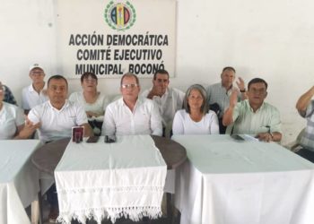 Acción Democrática Boconó realizó rueda de prensa 