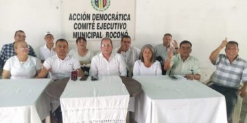 Acción Democrática Boconó realizó rueda de prensa 