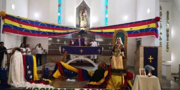 Realizan misa por los inmigrantes en Boconó 