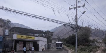 Habitantes de La Vega Arriba y La Milla están cansados de los apagones en Boconó 