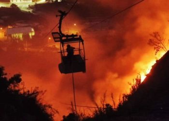 Dos fuertes incendios afectan zonas verdes de Mérida