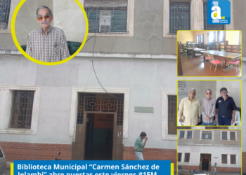 Biblioteca Municipal “Carmen Sánchez de Jelambi” abre puertas este viernes 15 de marzo