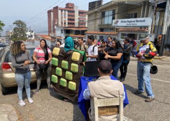Táchira/ Jóvenes de UNT protestaron contra operación “morrocoy” y secuestro de máquinas del RE