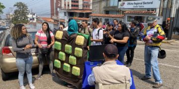 Táchira/ Jóvenes de UNT protestaron contra operación “morrocoy” y secuestro de máquinas del RE