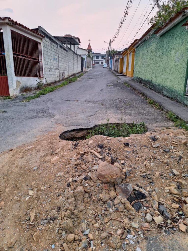 En deplorables condiciones calles del sector Niño Jesús en Boconó