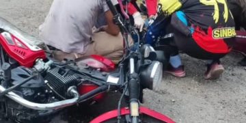 Tres lesionados por choque en municipio Sucre