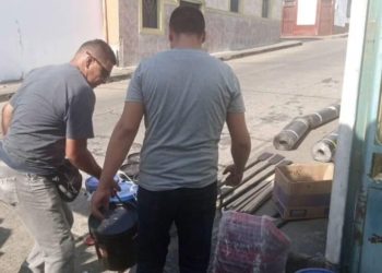Upttmi núcleo Boconó recibe material para impermeabilizar la sede