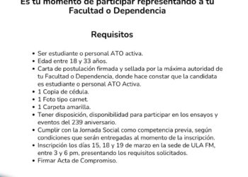 ULA elegirá Novia del 239 aniversario