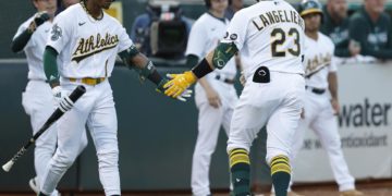 Langeliers pega tres jonrones, Pérez define y Rodón hace lo suyo en Nueva York