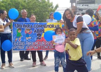 Celebrado en Sucre Día Mundial de la Concientización del Autismo