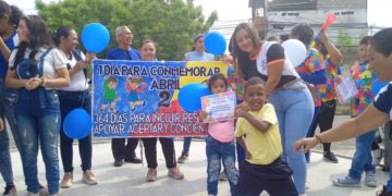Celebrado en Sucre Día Mundial de la Concientización del Autismo